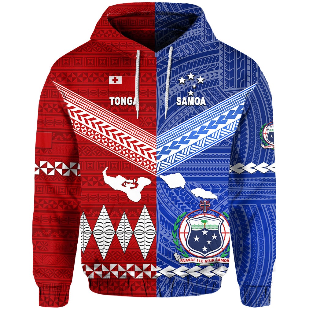 Tonga and Samoa Together Hoodie Unique Style LT8 - Wonder Print Shop