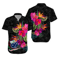 Samoa Hibiscus Polynesian Tribal Matching Hawaiian Shirt And Dress - LT12 - Wonder Print Shop
