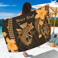 Custom Personalised Hawaii Sarong Kakau Kanaka Maoli Combine Polynesian Shark Ver.01 - Wonder Print Shop