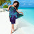 Polynesian Sarong Purple Paradise Hawaiian Tribal Hammerhead Shark - Wonder Print Shop