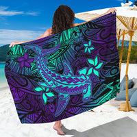 Polynesian Sarong Purple Paradise Hawaiian Tribal Hammerhead Shark - Wonder Print Shop