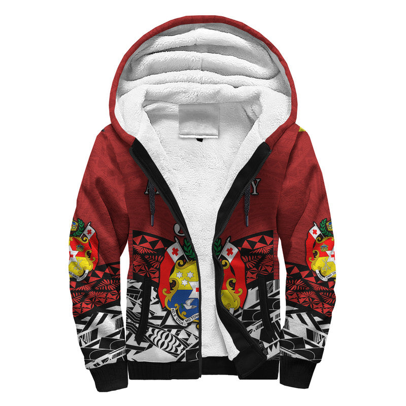 Tonga Sherpa Hoodie Independence Anniversary Special Version 2022 - Wonder Print Shop