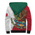 Mexico Sherpa Hoodie Mexican Aztec Pattern - Wonder Print Shop