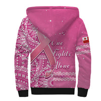Tonga Breast Cancer Shepa Hoodie Tongan Ngatu Pattern No One Fights Alone - Wonder Print Shop