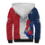 (Custom Text And Number) France Football Sherpa Hoodie Les Bleus Champions World Cup 2022 - Wonder Print Shop