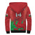 (Custom Text And Number) Wales Football Sherpa Hoodie World Cup 2022 Come On Cymru Yma O Hyd - Wonder Print Shop
