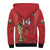(Custom Text And Number) Wales Football Sherpa Hoodie Cymru Champions World Cup 2022 - Wonder Print Shop