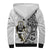 Custom Text And Number New Zealand 2022 Rugby Sherpa Hoodie All Black Silver Fern Maori Pattern Version White - Wonder Print Shop