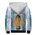 Argentina Football Sherpa Hoodie La Albiceleste Campeon Proud White 2022 - Wonder Print Shop