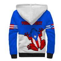 (Custom Personalised) Puerto Rico Sherpa Hoodie Coqui Frog Simple Style - Wonder Print Shop