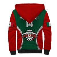 (Custom Text And Number) Mexico Sherpa Hoodie Baseball Sporty Style - Wonder Print Shop