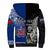 (Custom Personalised) All Black And Toa Samoa Rugby Sherpa Hoodie NZ Maori Fern Mix Polynesian - Wonder Print Shop