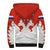 (Custom Text And Number) Russia Hockey 2023 White Sporty Style Sherpa Hoodie - Wonder Print Shop