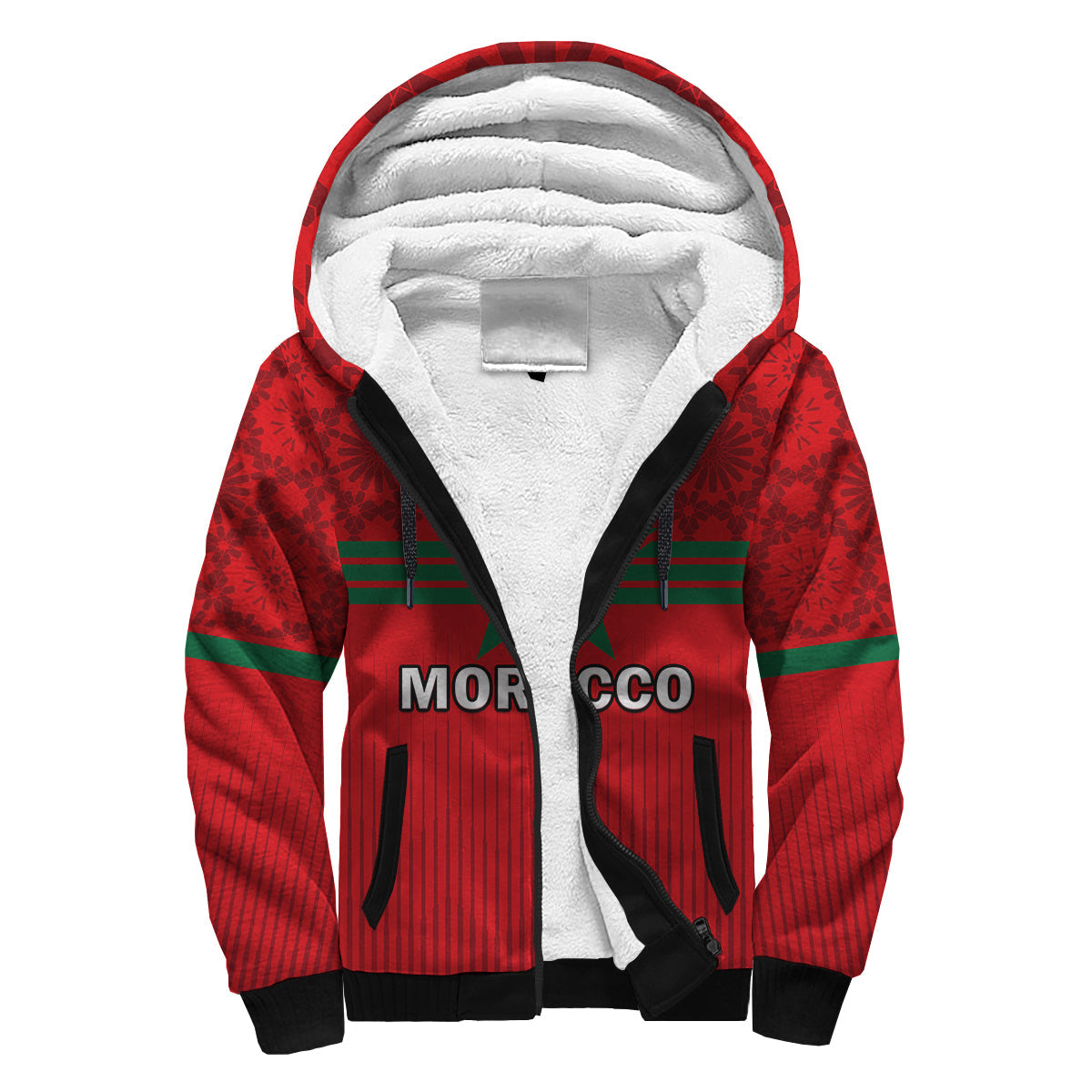 morocco-football-sherpa-hoodie-world-cup-2022-red-moroccan-pattern