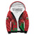 (Custom Text And Number) Wales Football Sherpa Hoodie World Cup 2022 Come On Cymru Yma O Hyd - Wonder Print Shop