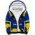 (Custom Text And Number) Sweden Hockey 2023 Sporty Style Sherpa Hoodie - Wonder Print Shop