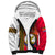 (Custom Personalised) Eritrea Sherpa Hoodie African Pattern Happy Independence Day Version White - Wonder Print Shop