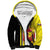 Brunei Sherpa Hoodie Happy Independence Day With Coat Of Arms - Wonder Print Shop