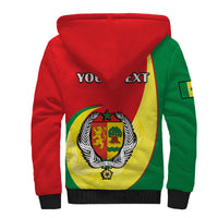 (Custom Personalised) Senegal Sherpa Hoodie Happy 63th Independence Day - Wonder Print Shop