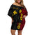 Custom Personalised Papua New Guinea Birds of Paradise Women Off Shoulder Short Dress LT13 - Wonder Print Shop