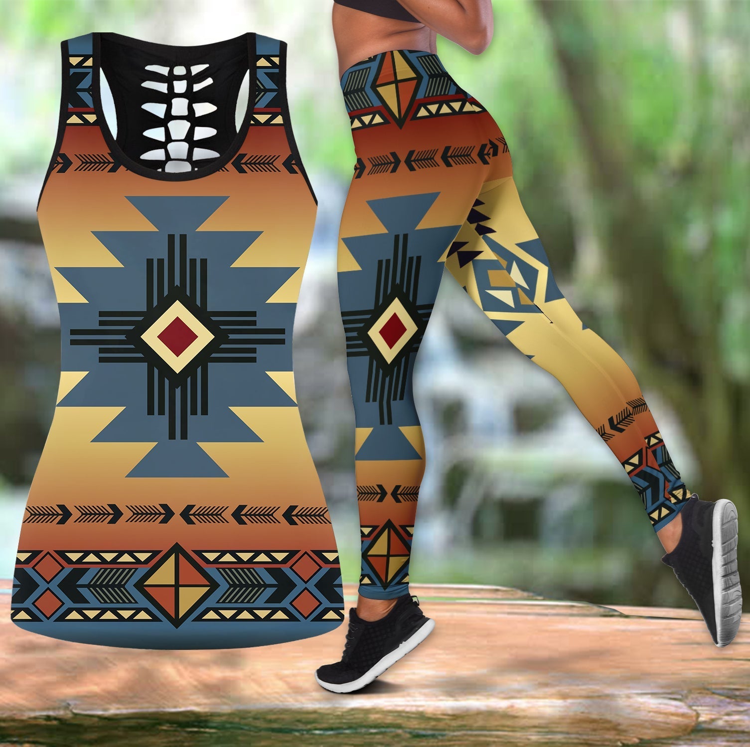 southwest-blue-symbol-native-american-native-tank-top-and-leggings-set