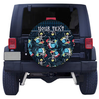 Custom Personalised Hawaii Skeleton Surf Spare Tire Cover Halloween Hawaiian Tribal LT13 - Wonder Print Shop