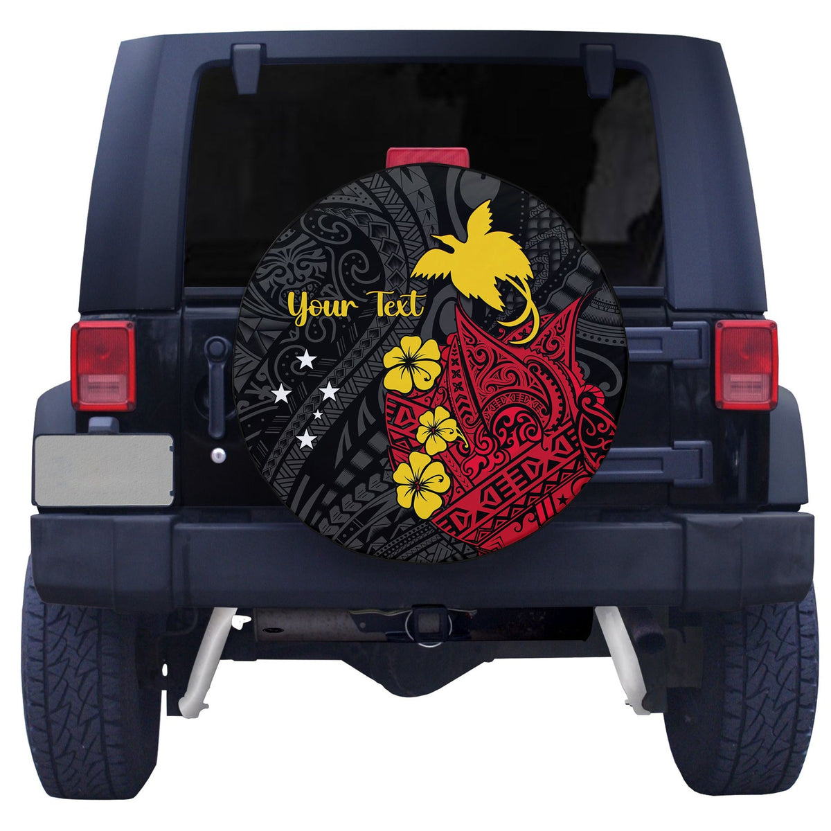 Custom Personalised Papua New Guinea Birds of Paradise Spare Tire Cover LT13 - Wonder Print Shop