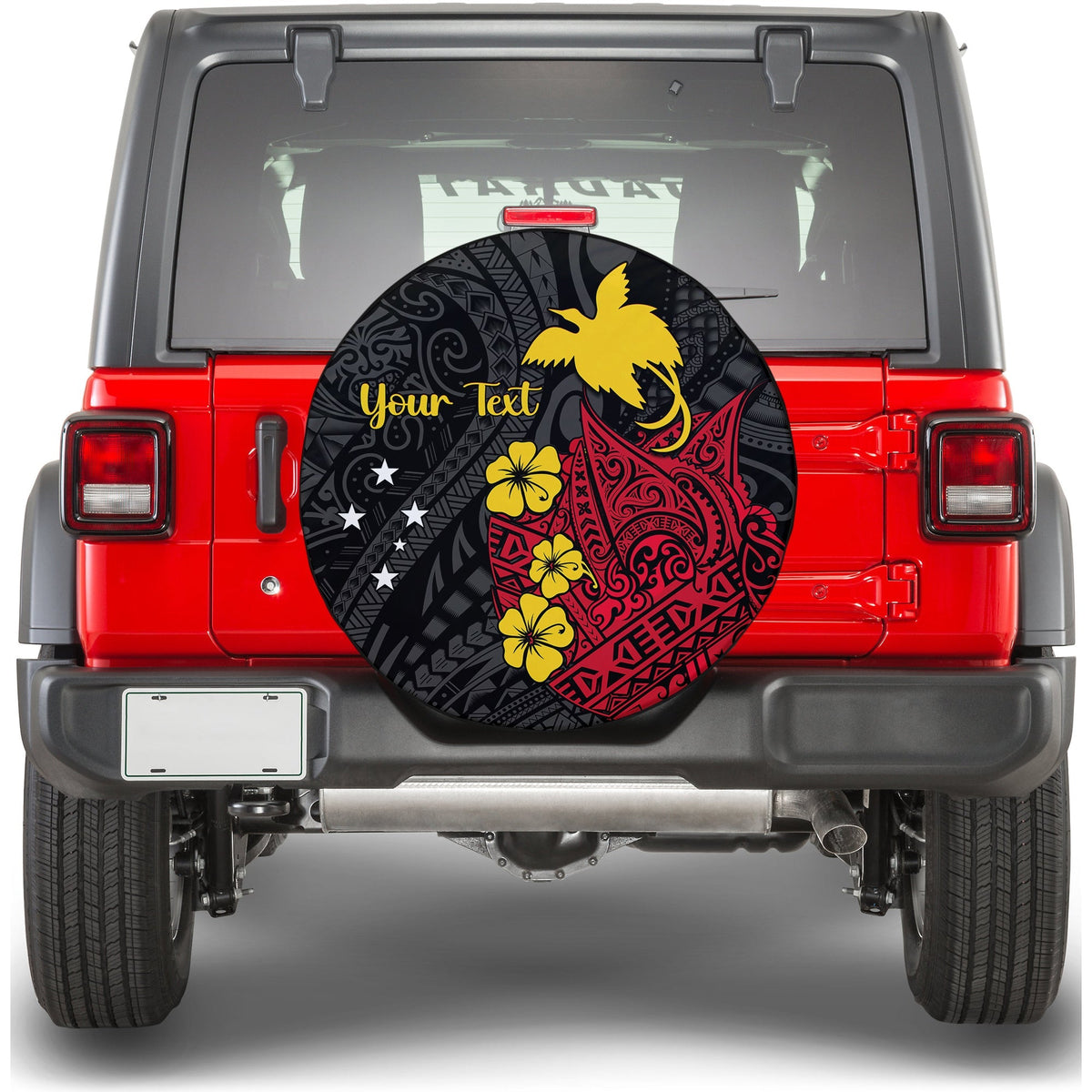 Custom Personalised Papua New Guinea Birds of Paradise Spare Tire Cover LT13 - Wonder Print Shop