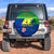 Custom Personalised Malampa Fiji Day Spare Tire Cover Vanuatu Polynesia mix Flowers LT13 - Wonder Print Shop