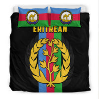 Eritrea Bedding Set Striped Black LT13 - Wonder Print Shop
