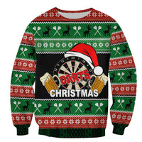 Darts And Beer For Christmas Sweatershirt  No.2 LT6 - Wonder Print Shop