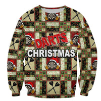 Darts Christmas Patterns Sweatershirt No.1 LT6 - Wonder Print Shop