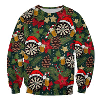 Darts Christmas Patterns Sweatershirt No.2 LT6 - Wonder Print Shop