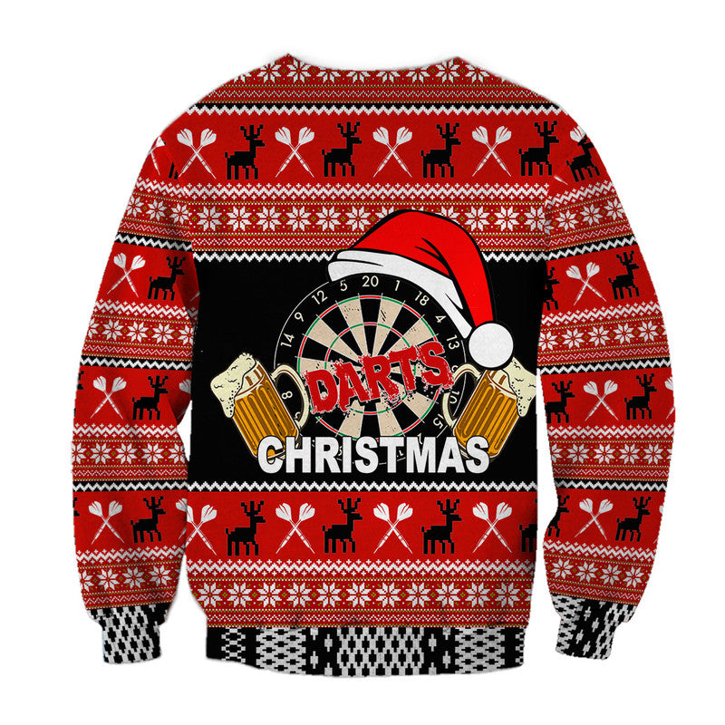Darts And Beer For Christmas Sweatershirt  No.3 LT6 - Wonder Print Shop