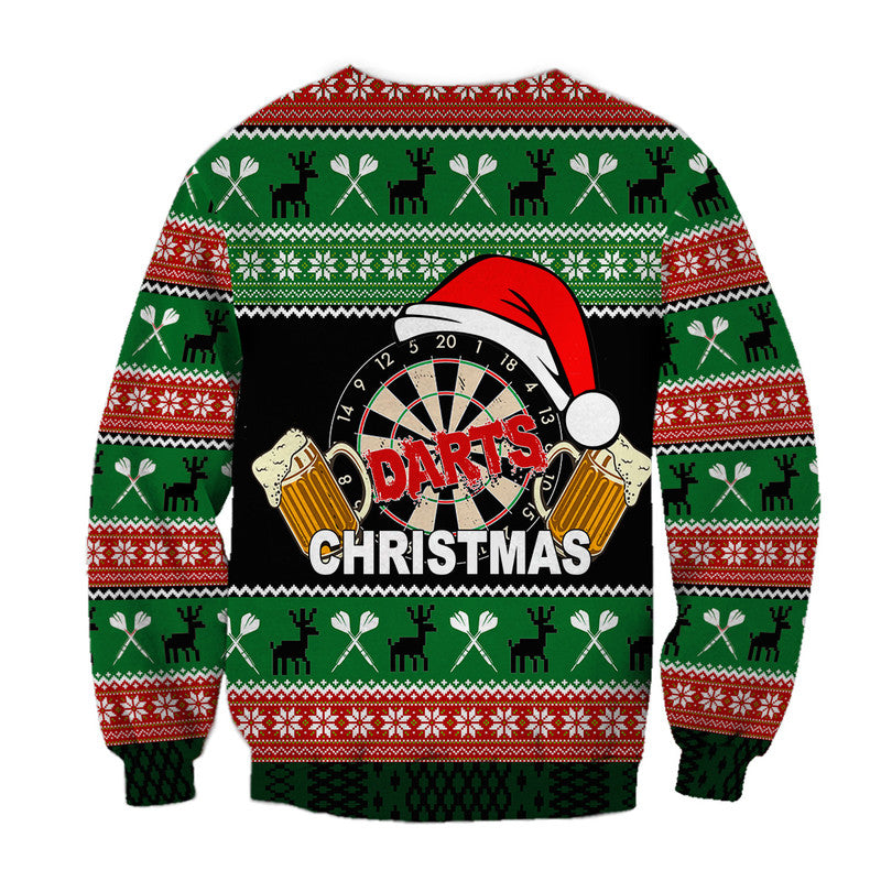 Darts And Beer For Christmas Sweatershirt  No.2 LT6 - Wonder Print Shop