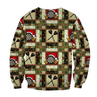 Darts Christmas Patterns Sweatershirt No.1 LT6 - Wonder Print Shop