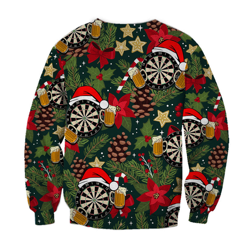 Darts Christmas Patterns Sweatershirt No.2 LT6 - Wonder Print Shop