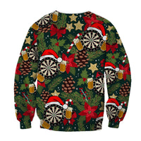 Darts Christmas Patterns Sweatershirt No.2 LT6 - Wonder Print Shop