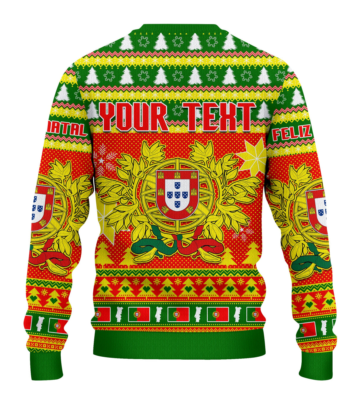 custom-personalised-portugal-merry-christmas-knitted-sweater-feliz-natal-snowy-winter-warm