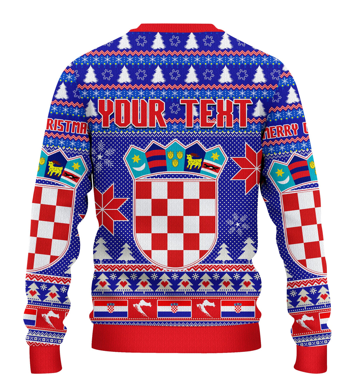 custom-personalised-croatia-merry-christmas-knitted-sweater-sretan-bozic-snowy-winter-warm