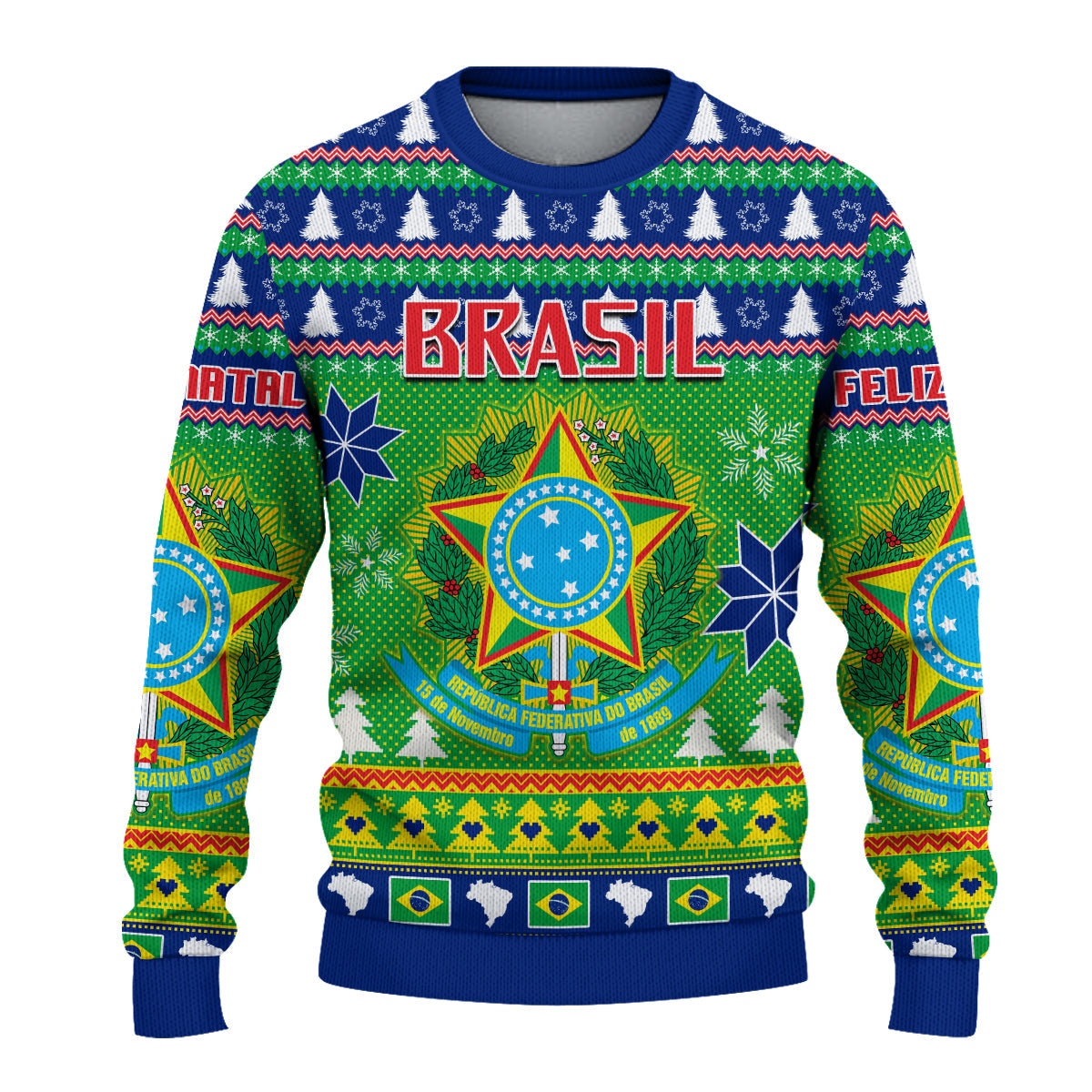 custom-personalised-brazil-merry-christmas-knitted-sweater-feliz-natal-snowy-winter-warm