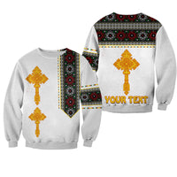 (Custom Personalised) Ethiopia Tibeb Sweatshirt Ethiopian Cross Fashion LT13 - Wonder Print Shop