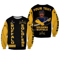 (Custom Personalised) Buffalo Soldiers Sweatshirt BSMC Club Adore Motorcycle LT13 - Wonder Print Shop