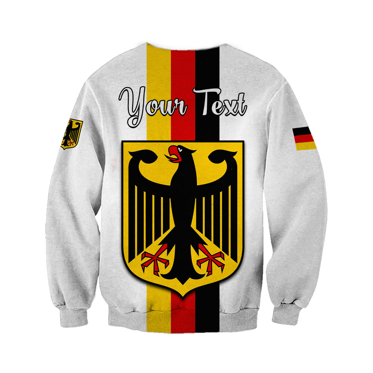 (Custom Personalised) Germany Sweatshirt Grunge Deutschland Map and Coat Of Arms LT13 - Wonder Print Shop