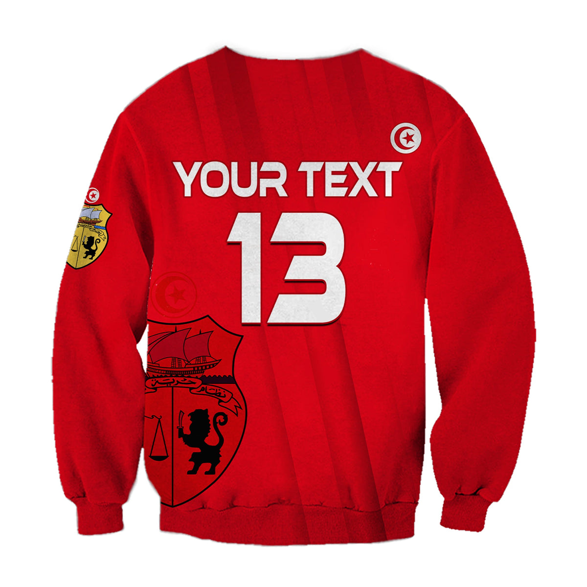 (Custom Text and Number) Tunisia Sweatshirt Always in My Heart LT13 - Wonder Print Shop