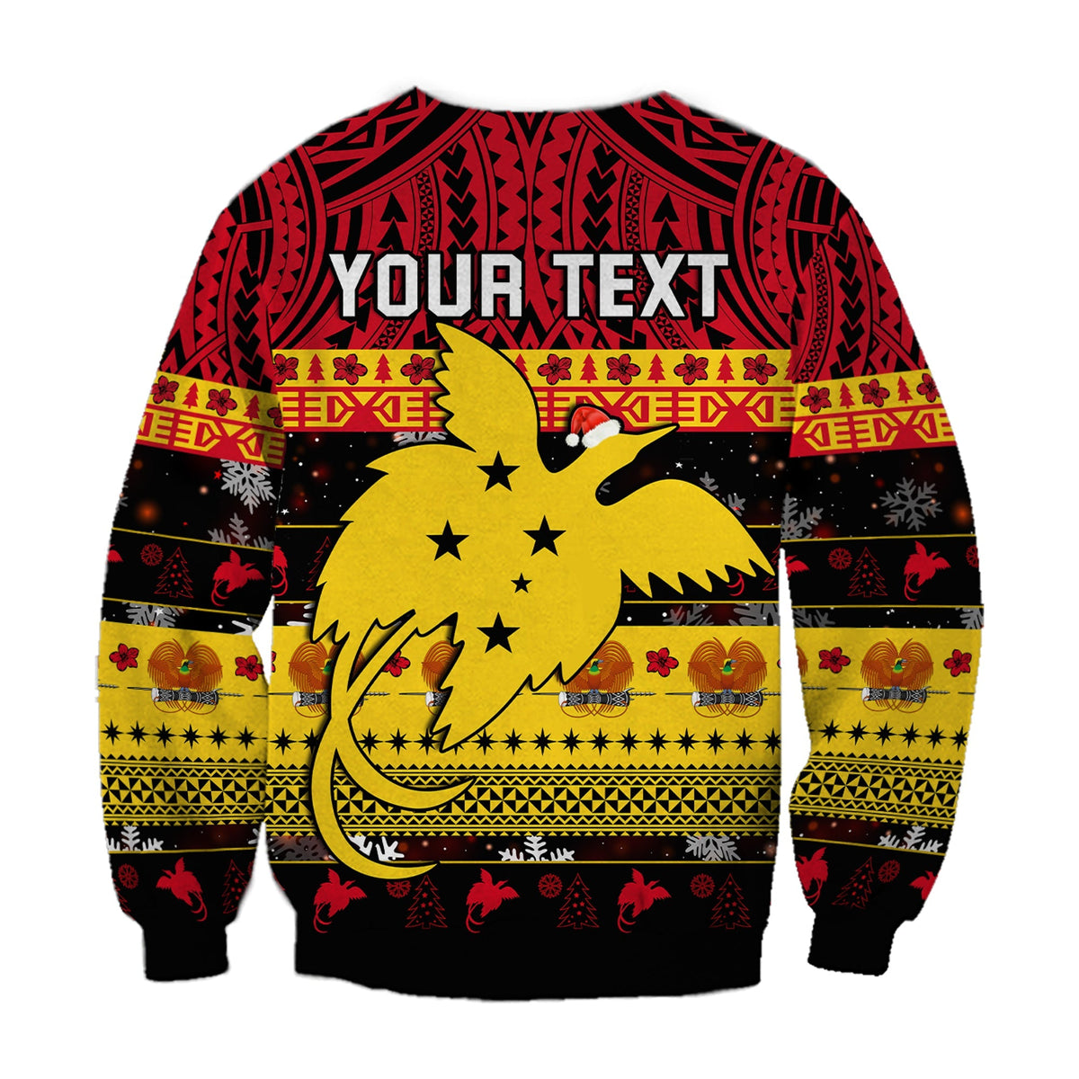 (Custom Personalised) Papua New Guinea Christmas Sweatshirt Raggiana Loved LT13 - Wonder Print Shop