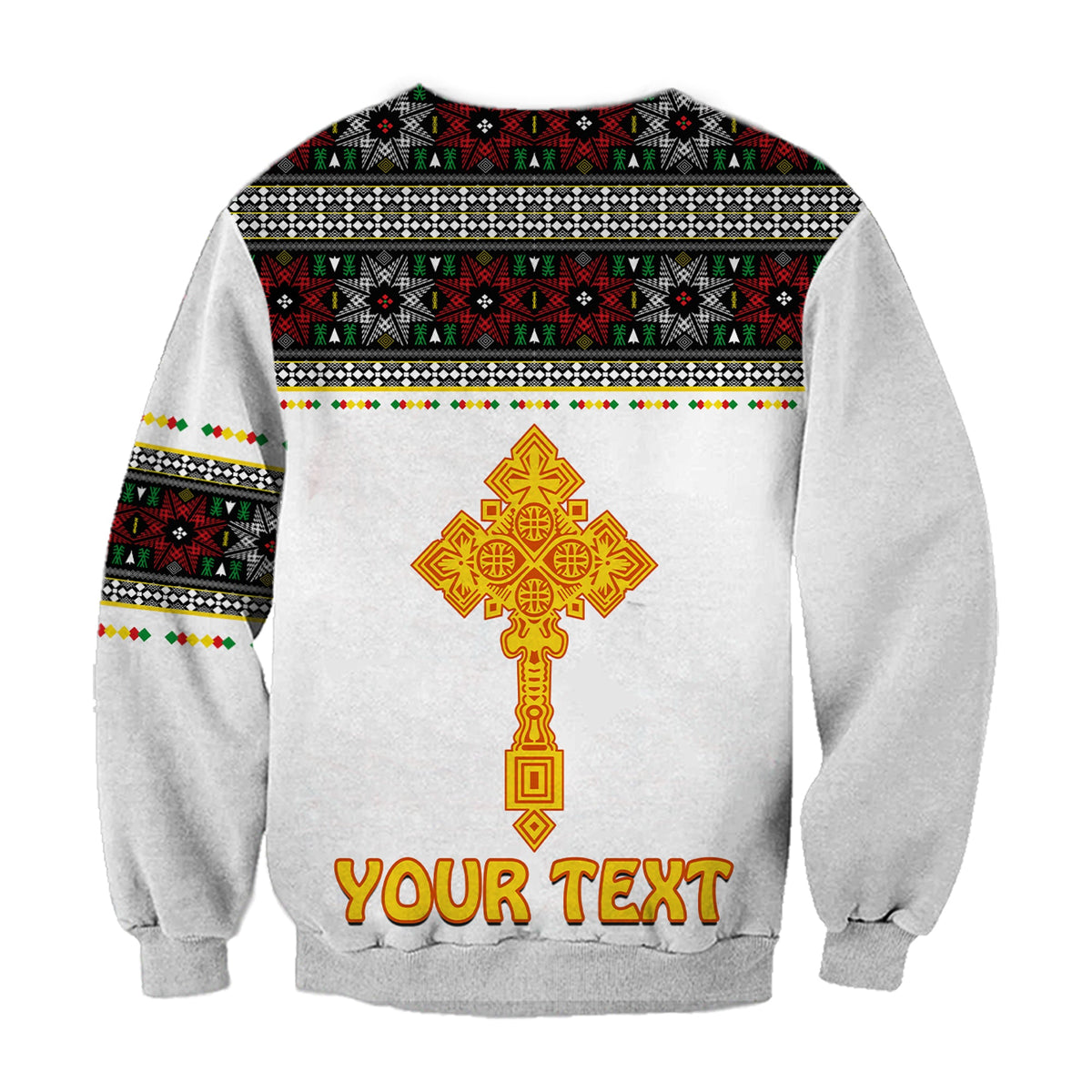 (Custom Personalised) Ethiopia Tibeb Sweatshirt Ethiopian Cross Fashion LT13 - Wonder Print Shop