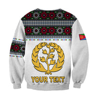 (Custom Personalised) Eritrea Tibeb Sweatshirt Eritrean Cross Mix Flag LT13 - Wonder Print Shop