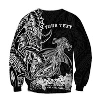 (Custom Personalised) Hawaii Polynesian Sweatshirt Wild Hammerhead Sharks LT13 - Wonder Print Shop