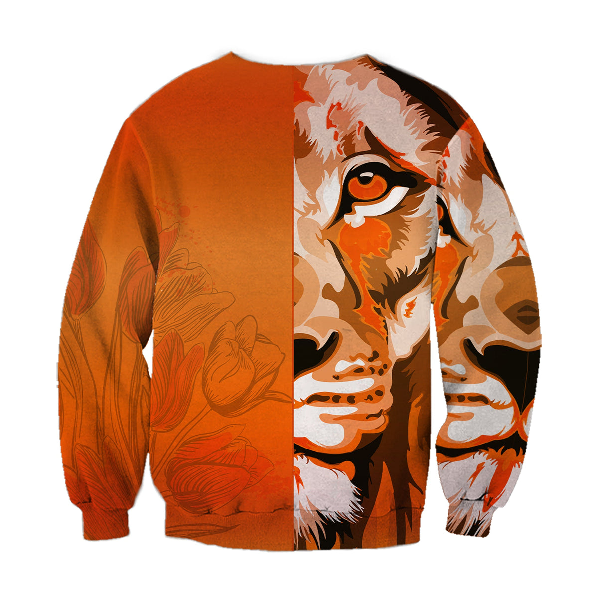 Netherlands Sweatshirt Style Lusty Dutch Lion LT13 - Wonder Print Shop